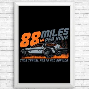 88 MPH - Posters & Prints