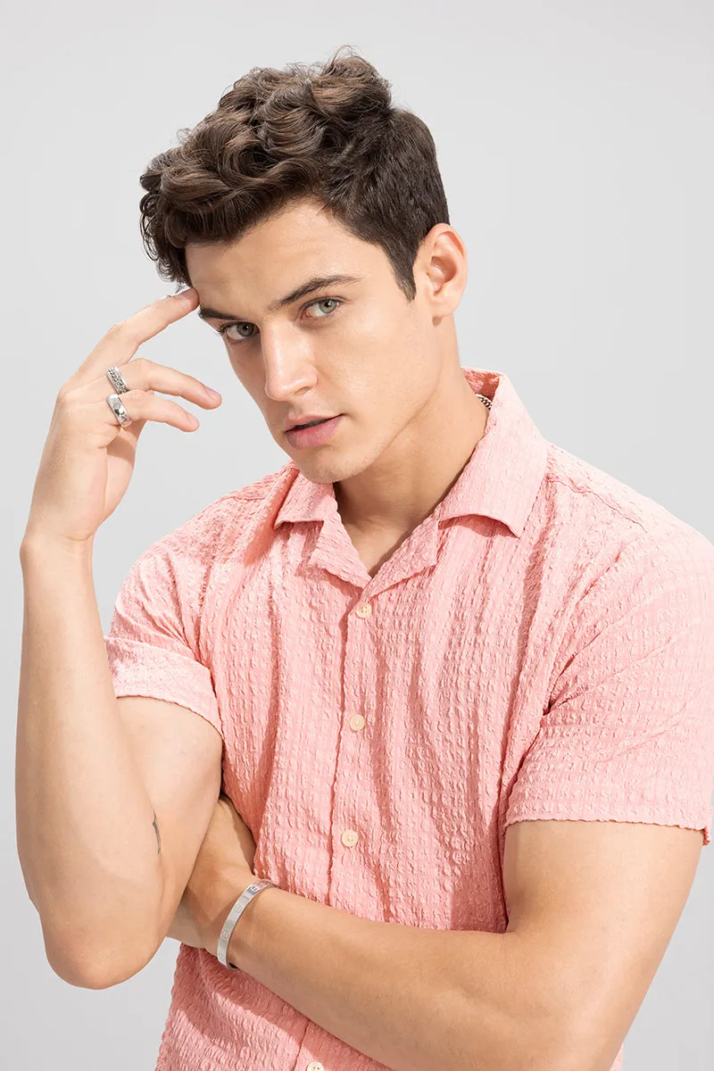 Absolute Seer Sucker Pink Shirt