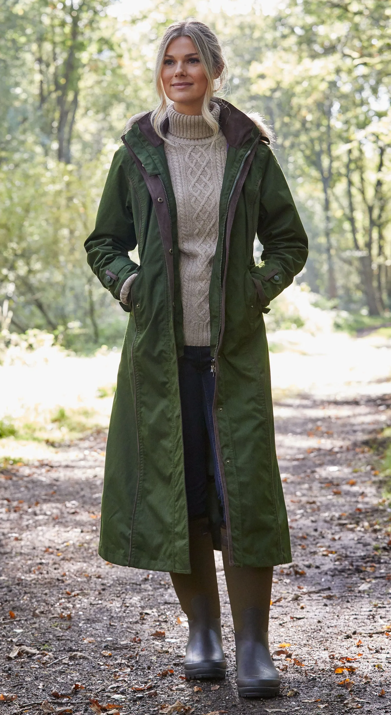 Alan Paine Fernley Long Waterproof Coat