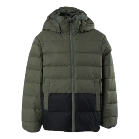 Amund Down Jacket Green/Grey