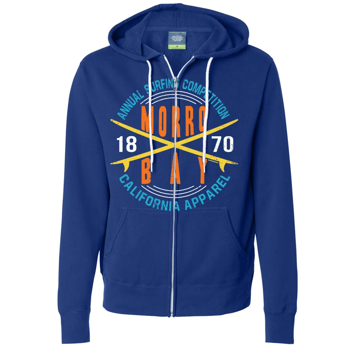 Annual Surfing Competition Zip-Up Hoodie