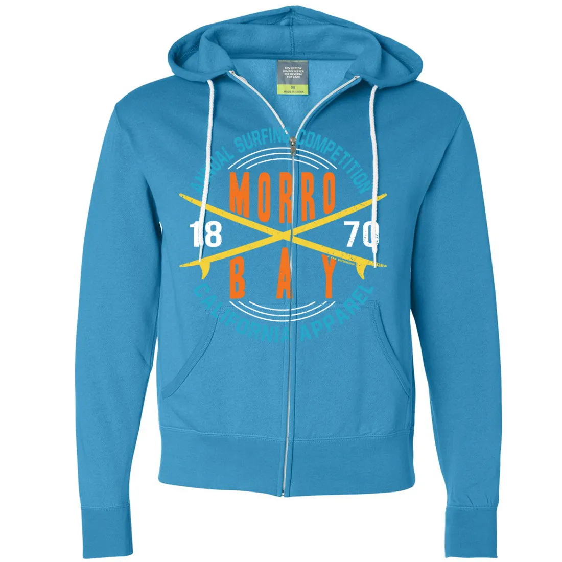 Annual Surfing Competition Zip-Up Hoodie