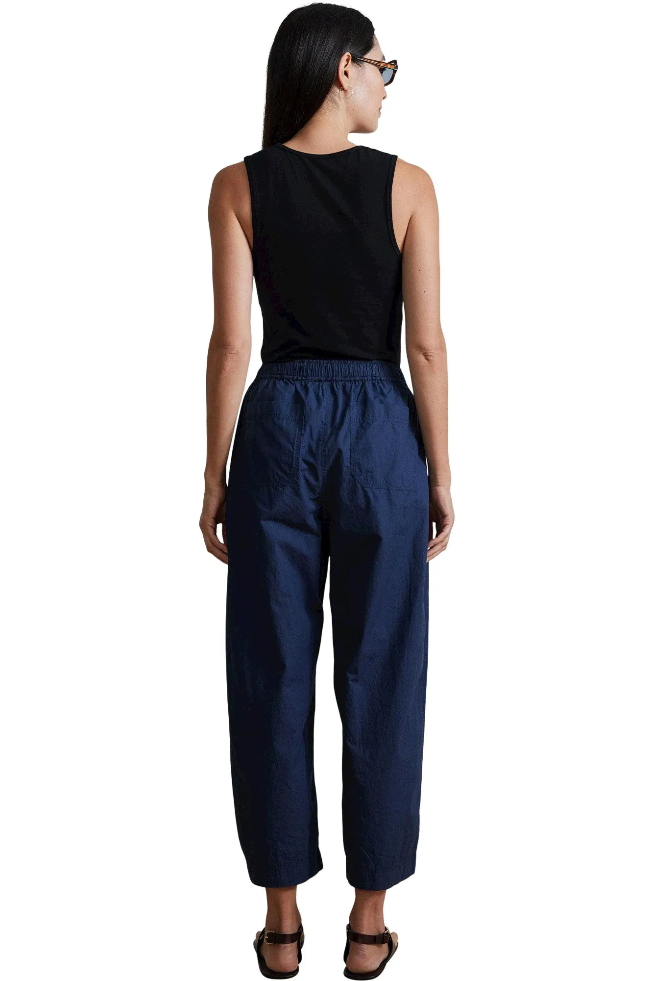 Apiece Apart Womens Navy Spa Pleat Pants - Stylish and Comfortable Design