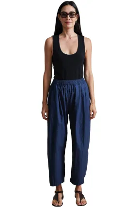 Apiece Apart Womens Navy Spa Pleat Pants - Stylish and Comfortable Design