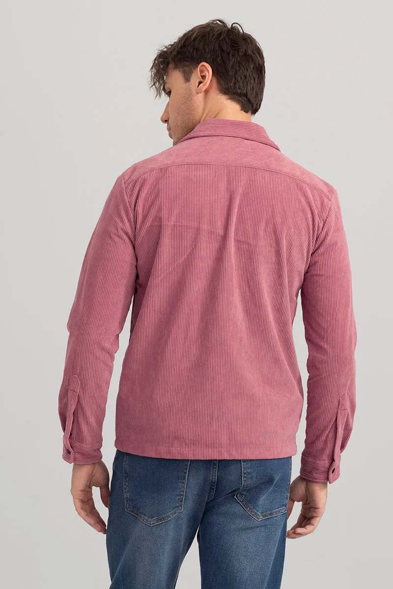 Artic Pink Corduroy Overshirt