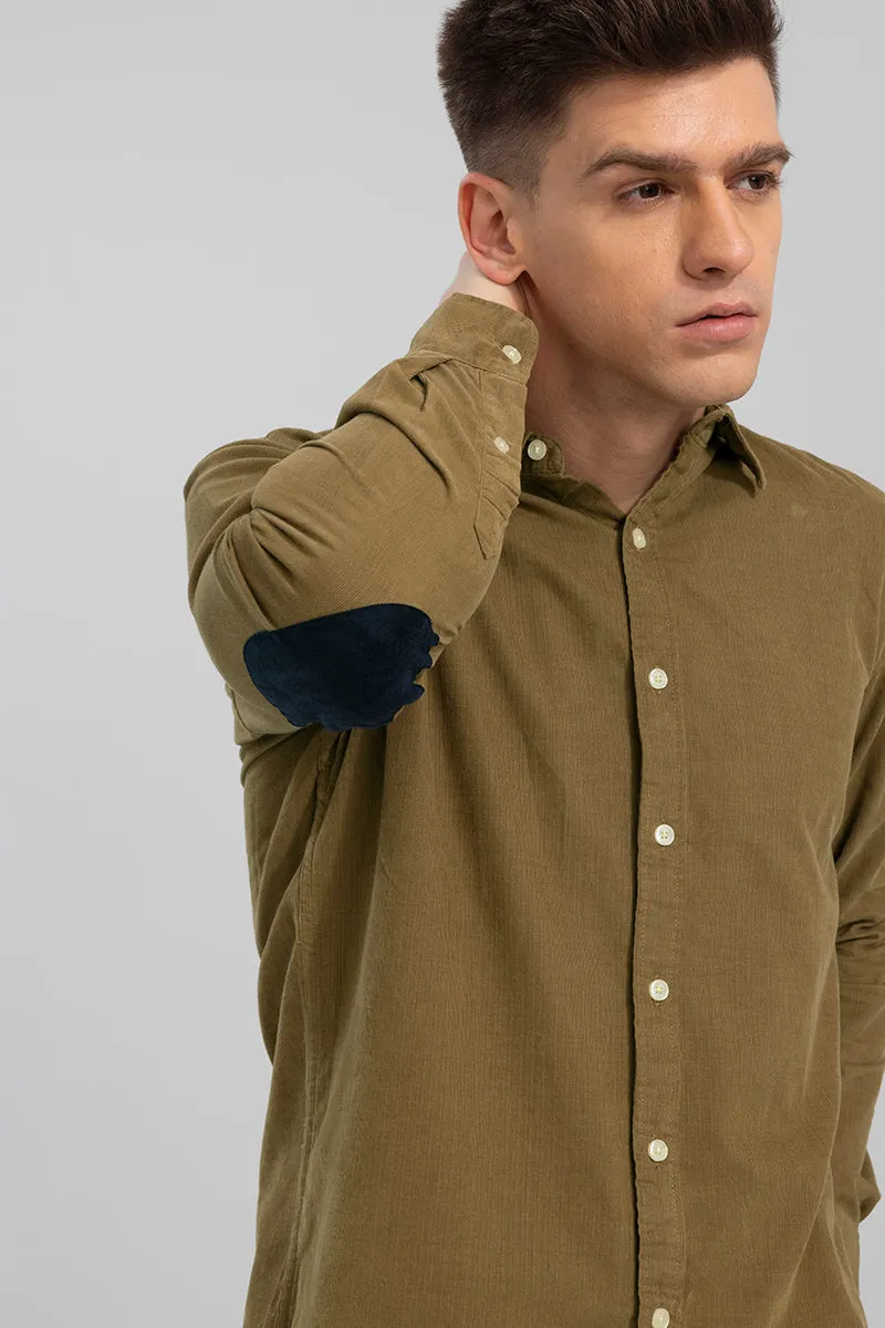 Authentic Sand Brown Corduroy Shirt