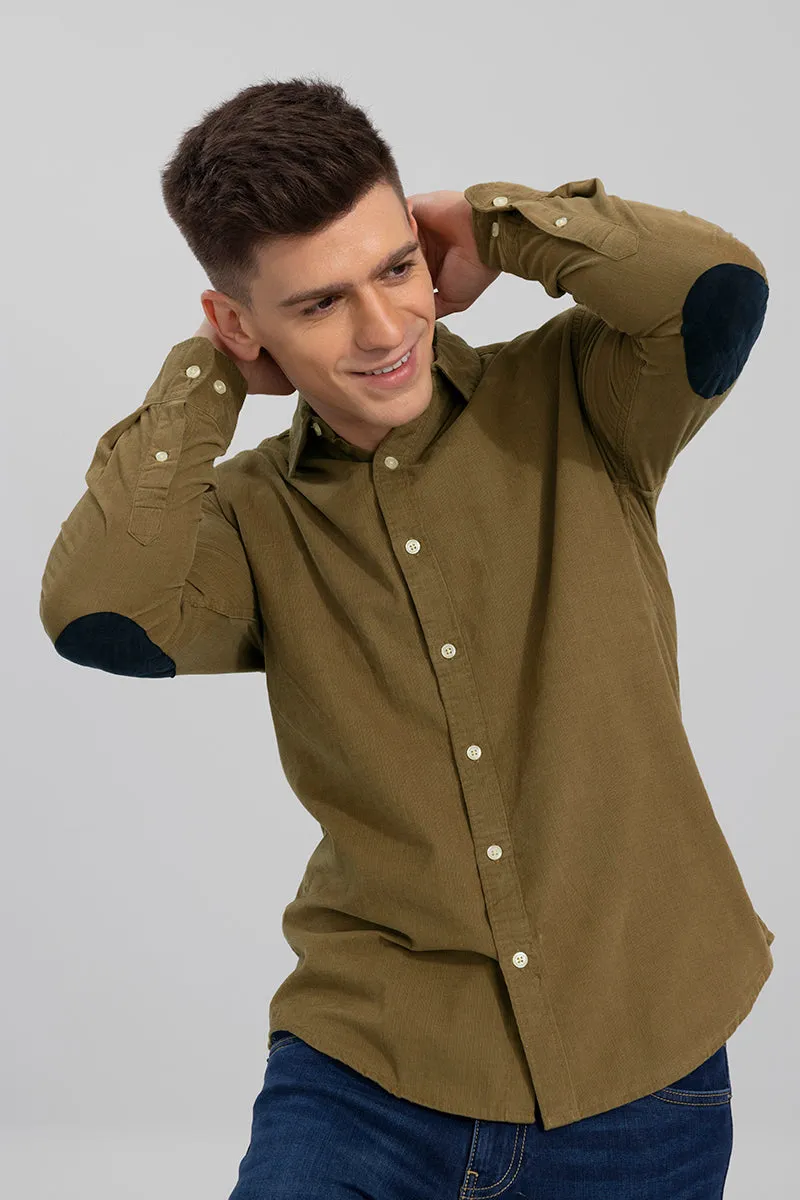 Authentic Sand Brown Corduroy Shirt