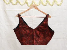 Black and syrup brown nandi bralet