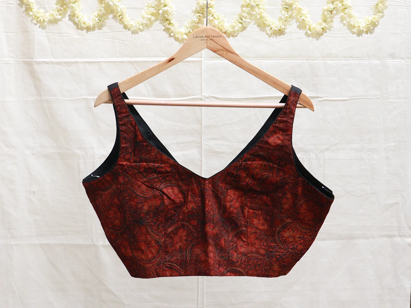 Black and syrup brown nandi bralet