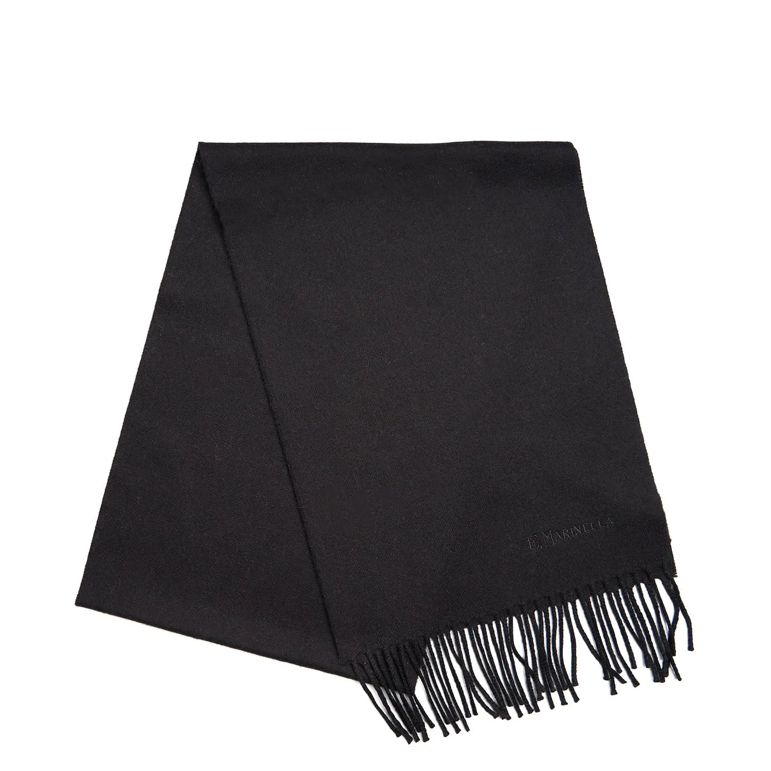 Stylish Black Wool Scarf
