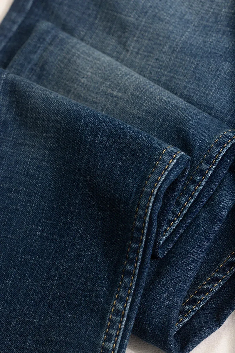 Blue Plain Skinny Fit Jeans