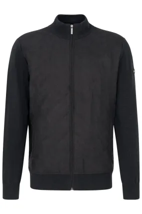 Bugatti Premium Full-Zip Black Sweater for Men/Women - Stylish and Comfortable