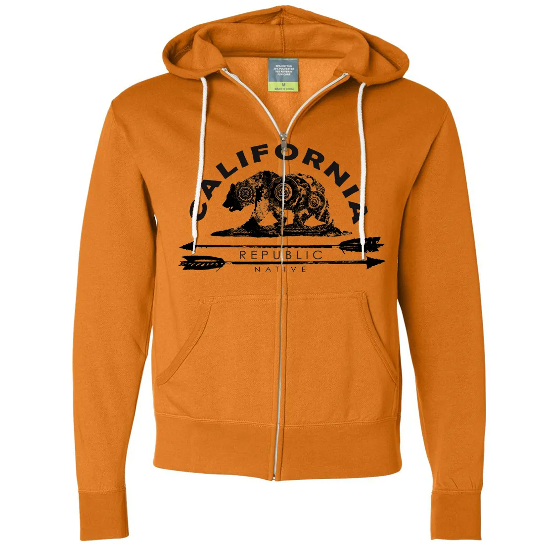 California Arrow Bear Zip-Up Hoodie