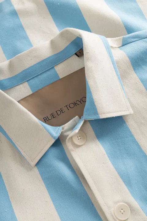 CAMERON JACKET LIGHT BLUE STRIPE