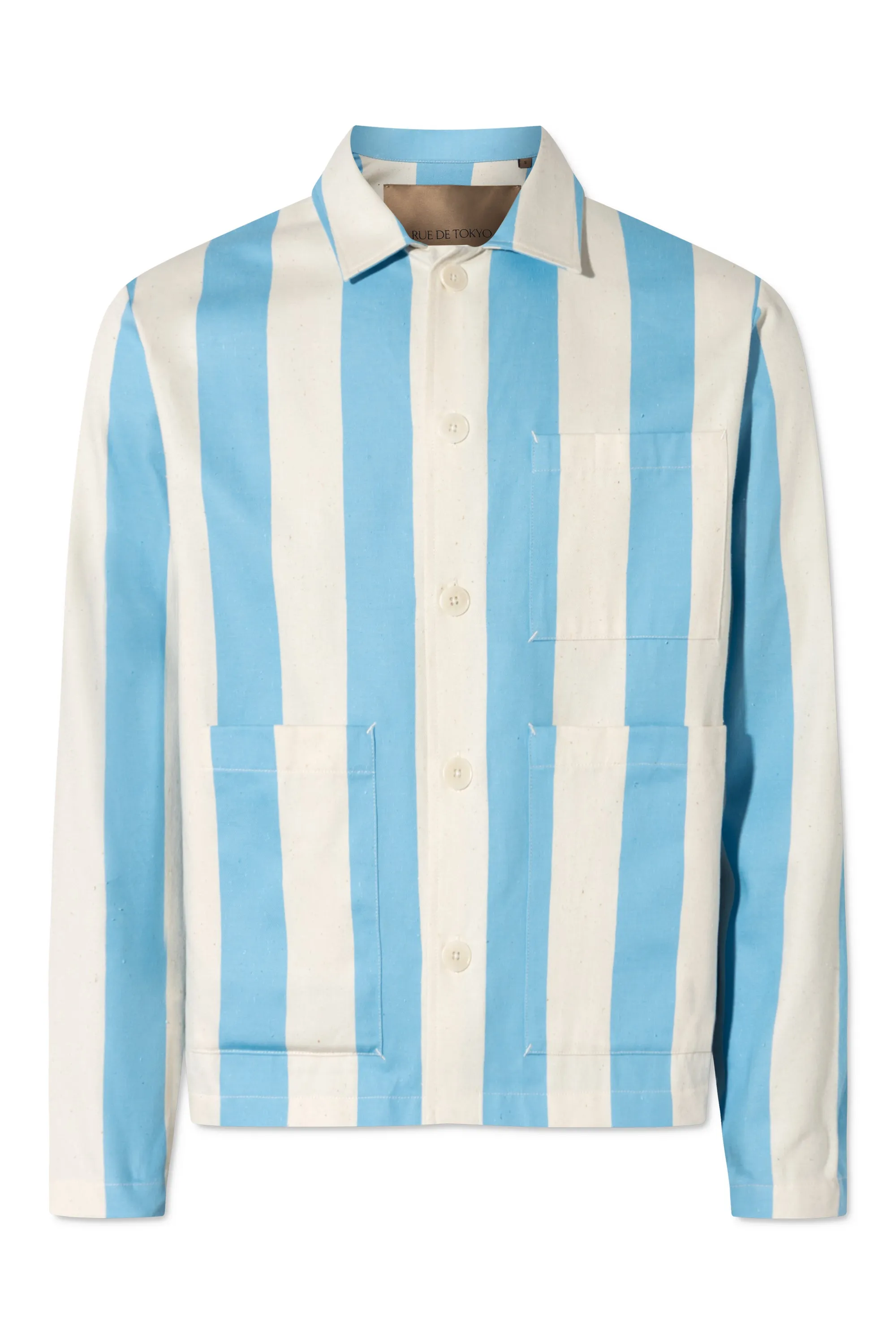 CAMERON JACKET LIGHT BLUE STRIPE