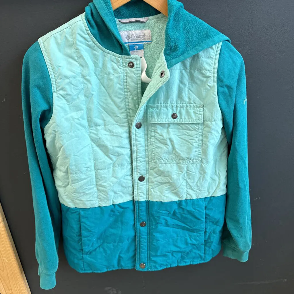 Columbia - Kid's Fleece Lined Jacket - MSRP comp $90: Light Blue / Turquoise-children-LG