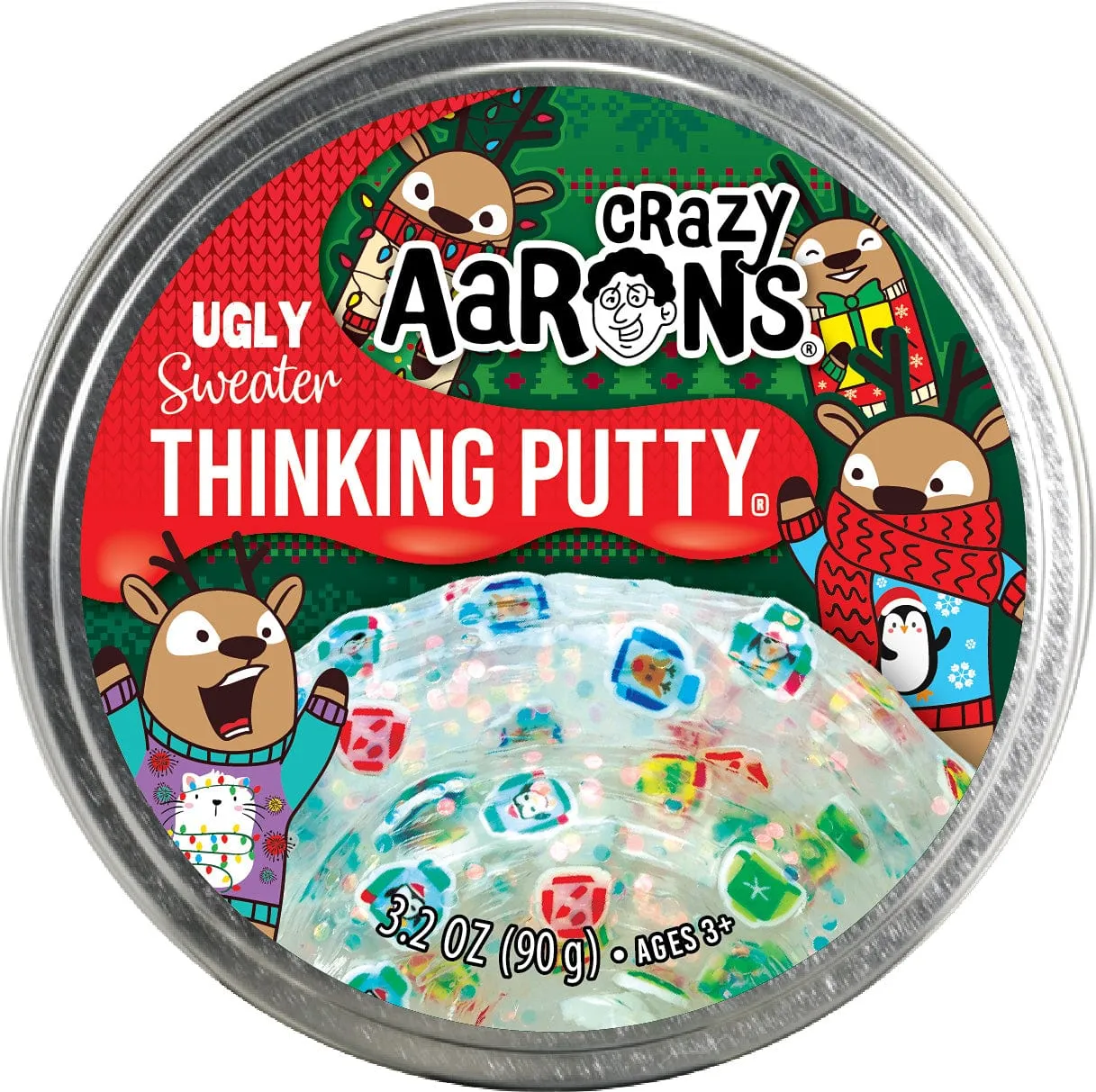 Crazy Aaron's Ugly Sweater Thinking Putty