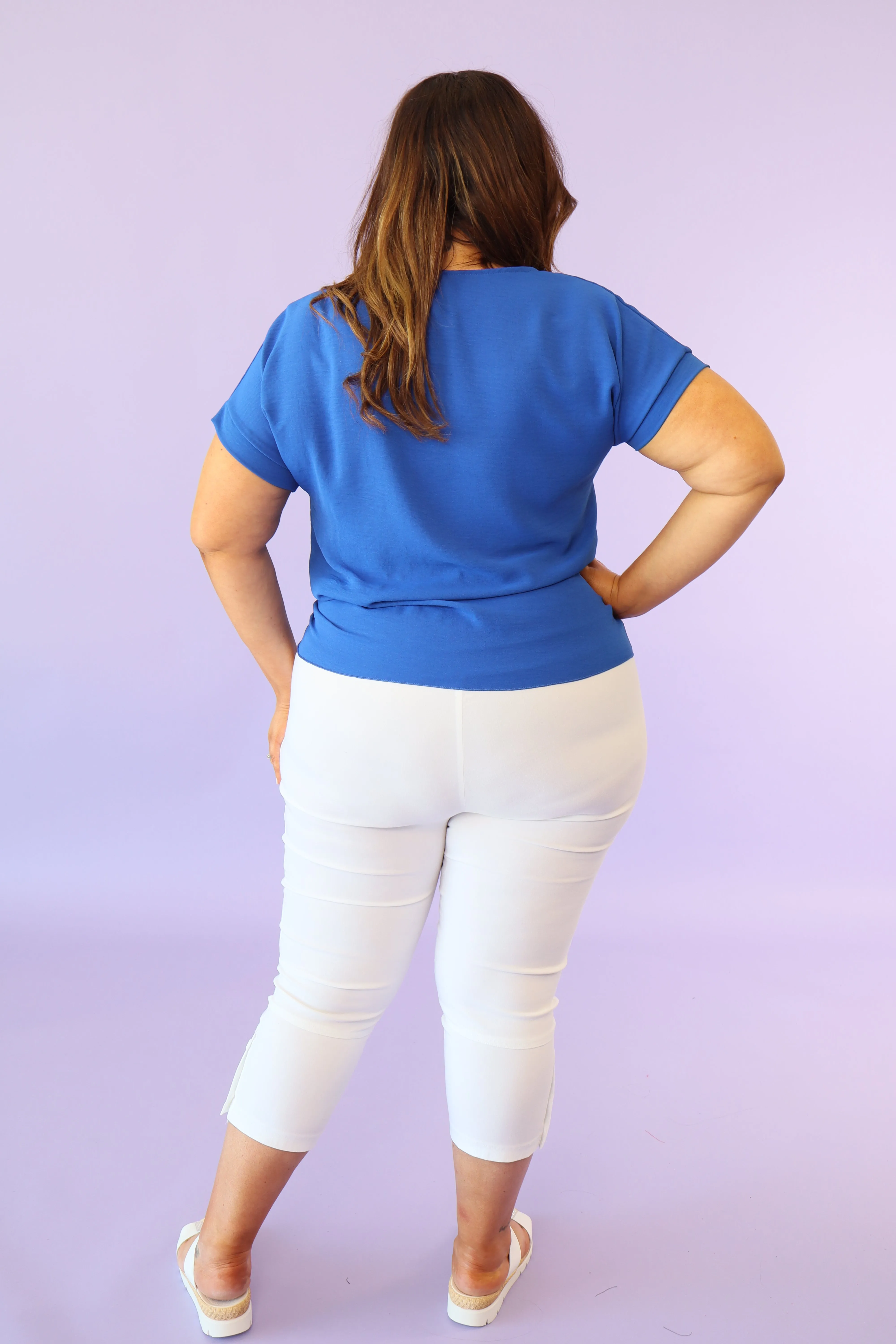Elegant Royal Blue Croia Blouse - Chic Womens Fashion Top