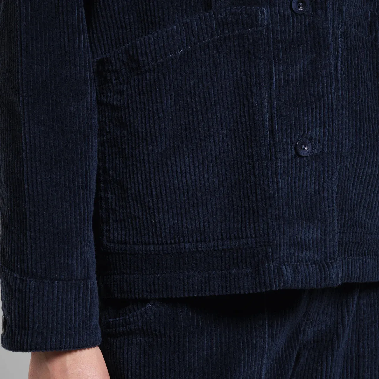 DEDICATED Stiby jacket corduroy navy women