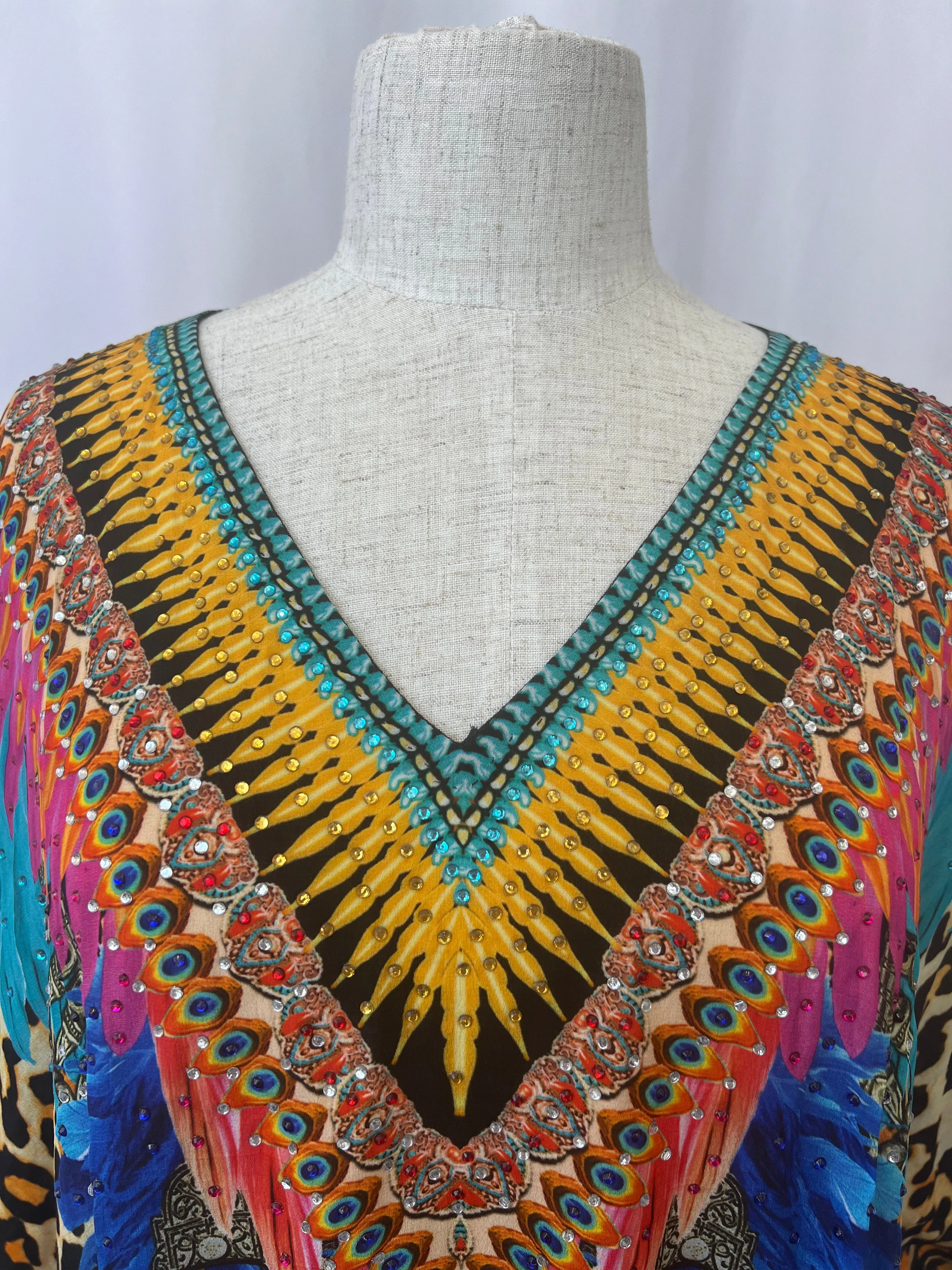 Esmeralda Kaftan One Size Tunic