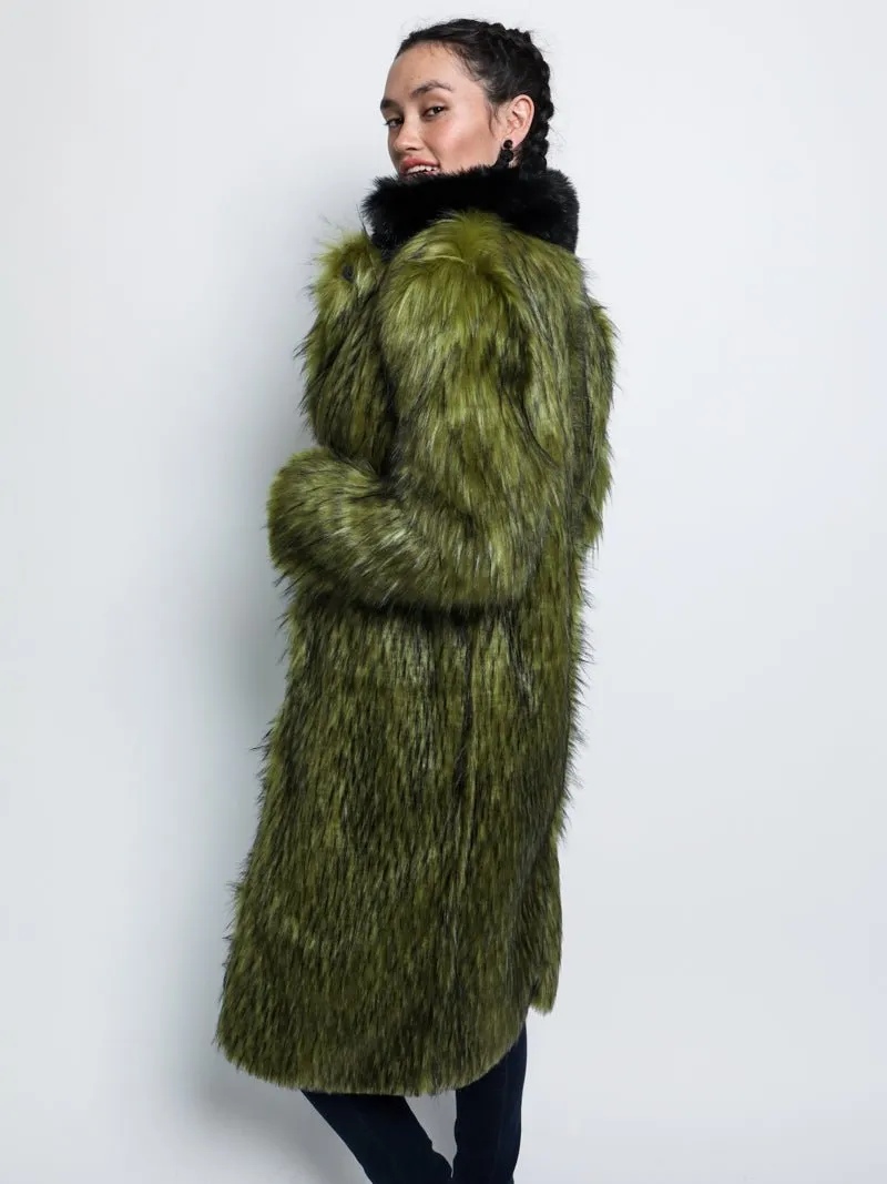 Jade Fox Faux Fur Calf Length Coat