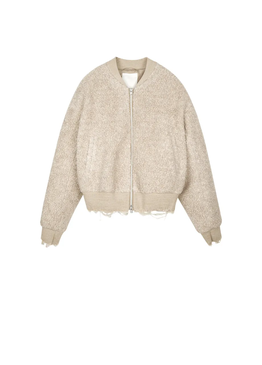 JNBY raw-cut jacket