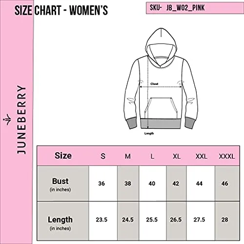 JUNEBERRY Women Sweatshirt with Hoodies, Fleece Material Full Sleeves Jumper Women Winter Wear, Hooded Neck Regular Fit Long Sleeve Womens Sweatshirt, Winter Wear for Women Lilac