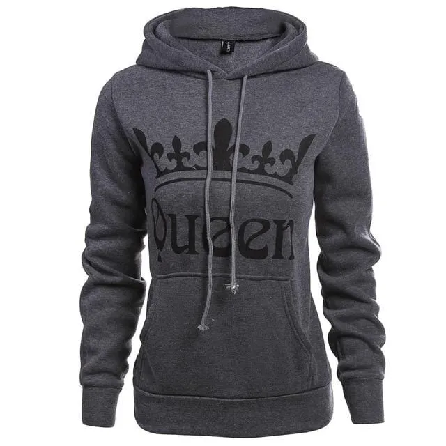 King queen hoodie