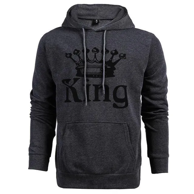 King queen hoodie