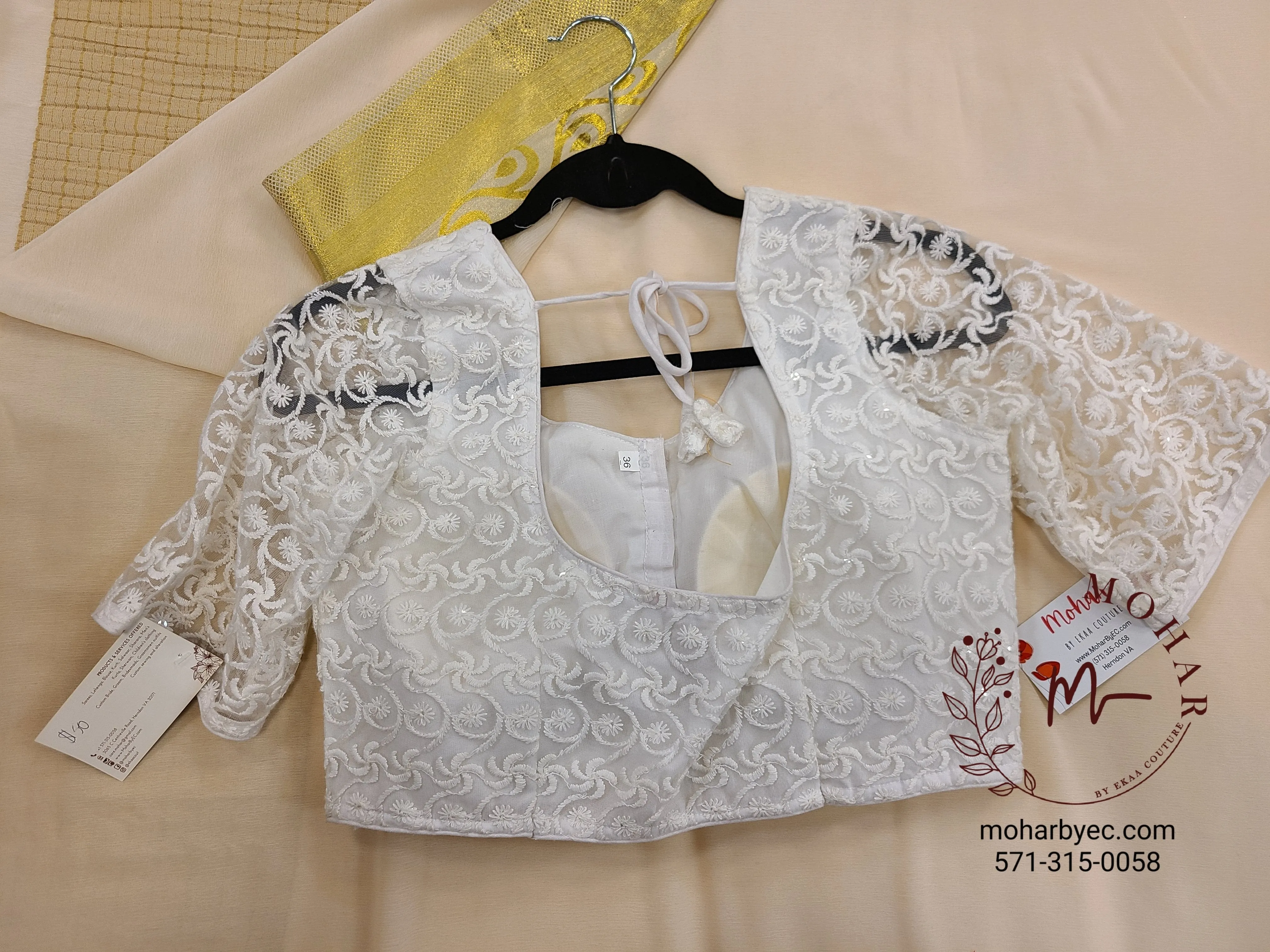Lace Sequence Blouse 2