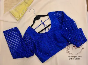 Lace Sequence Blouse - Multiple Colors