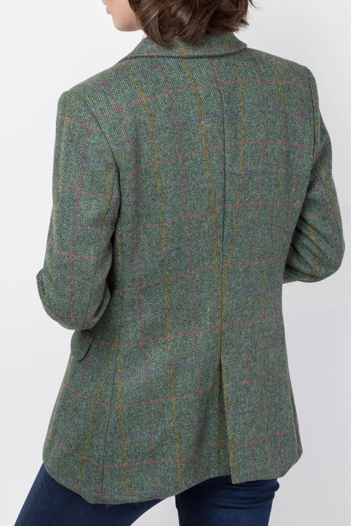 Womens Long Tweed Blazer