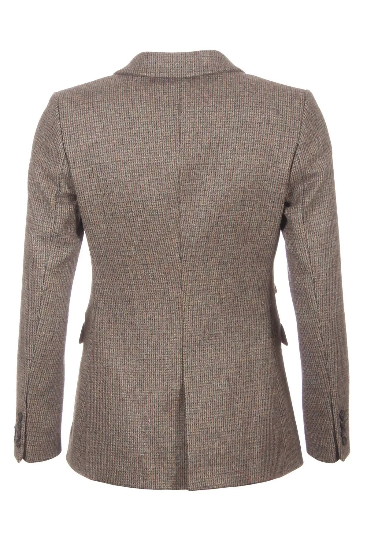 Womens Long Tweed Blazer