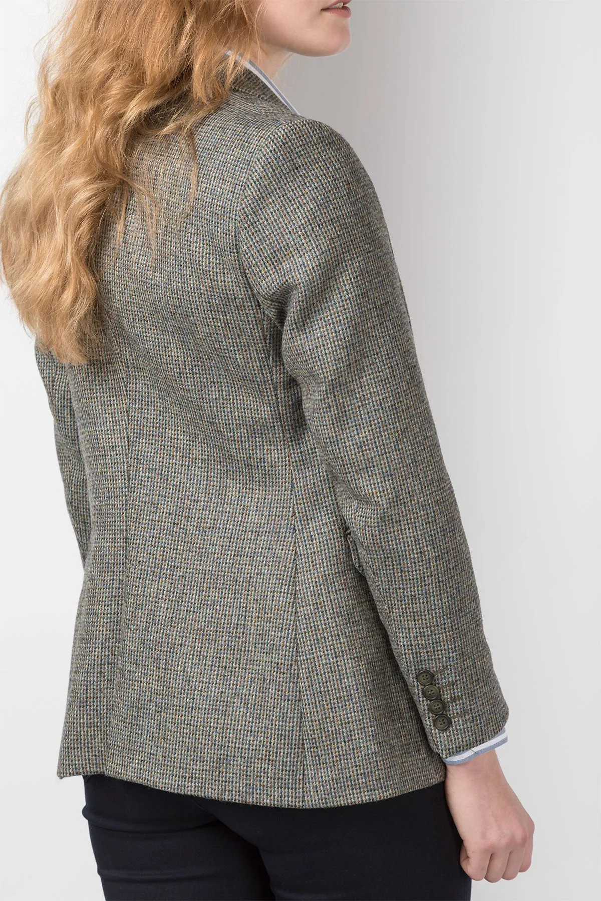 Womens Long Tweed Blazer