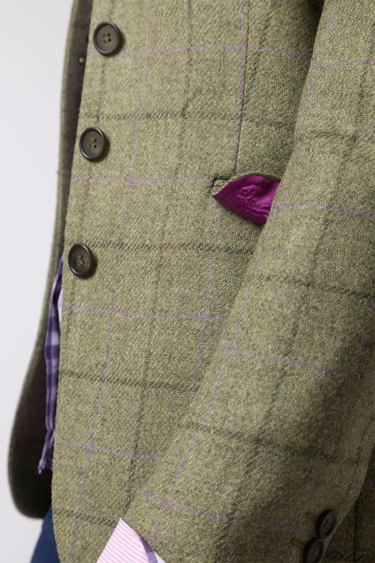 Womens Long Tweed Blazer
