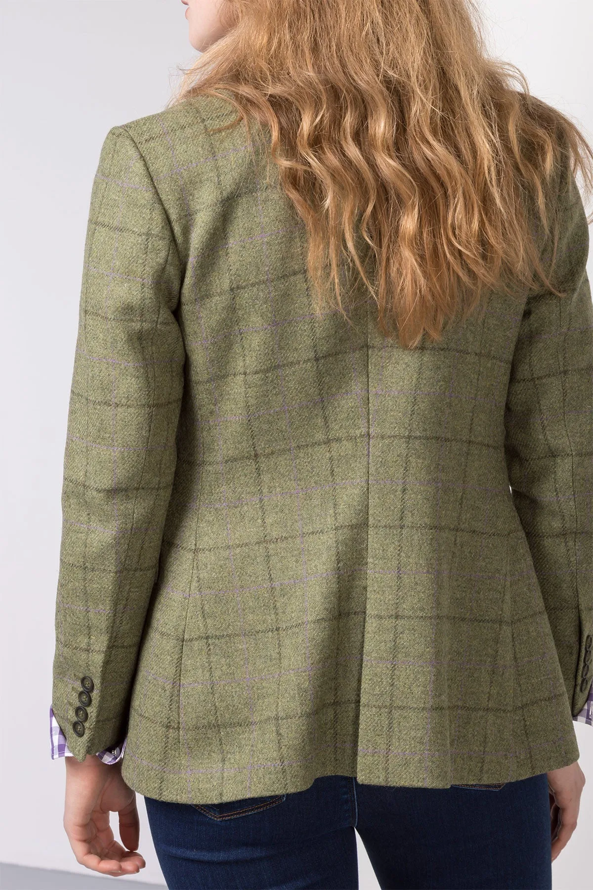 Womens Long Tweed Blazer