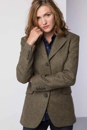 Womens Long Tweed Blazer