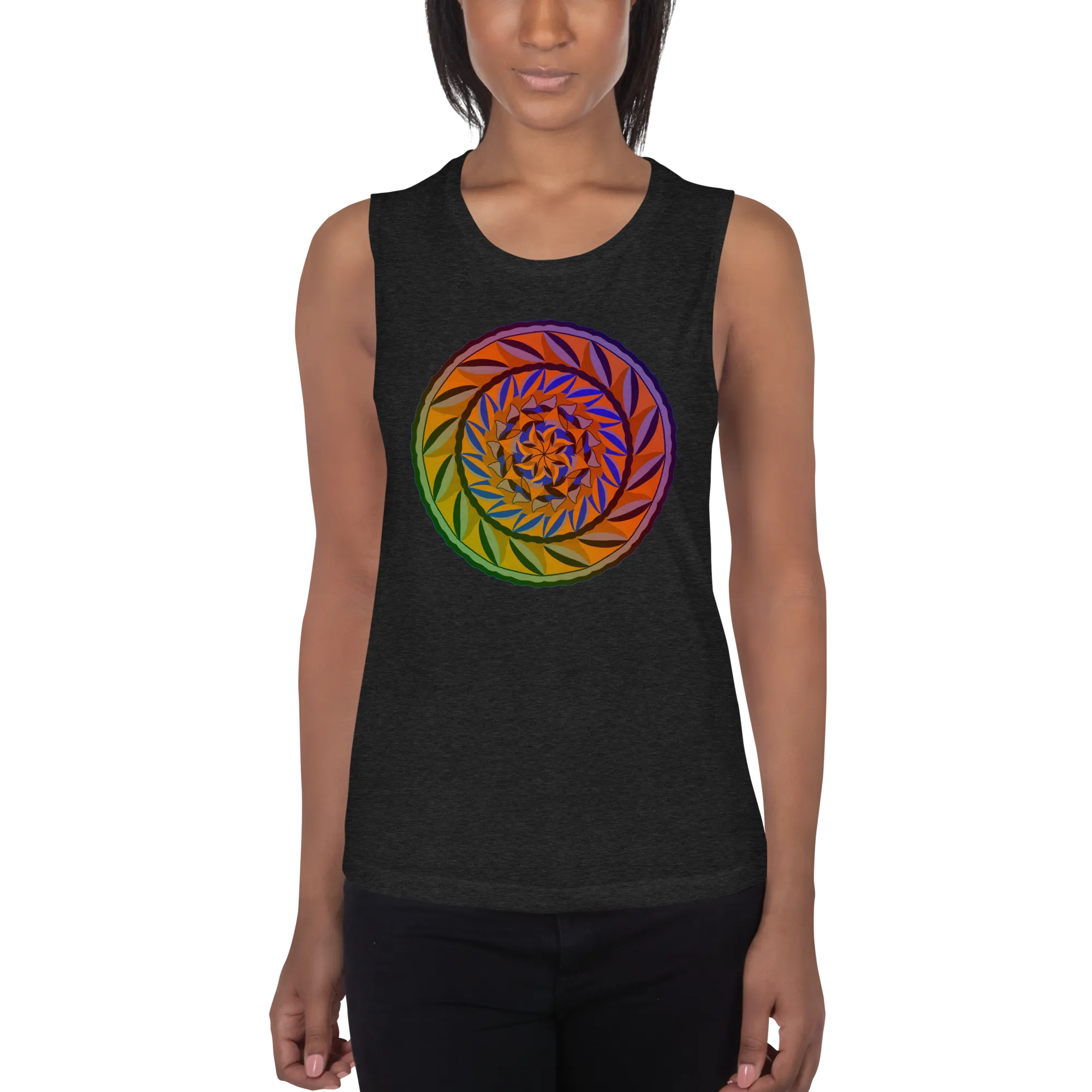 Ladies’ Muscle Tank - Glow