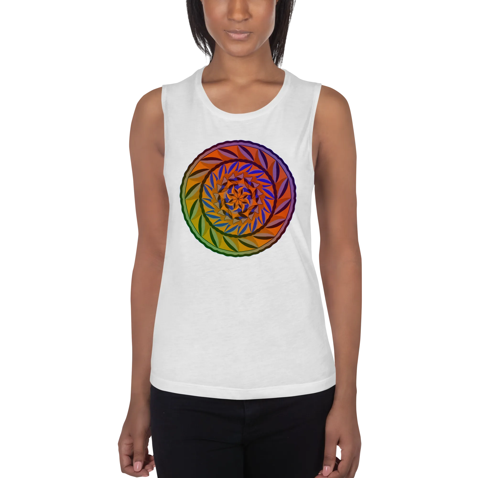 Ladies’ Muscle Tank - Glow