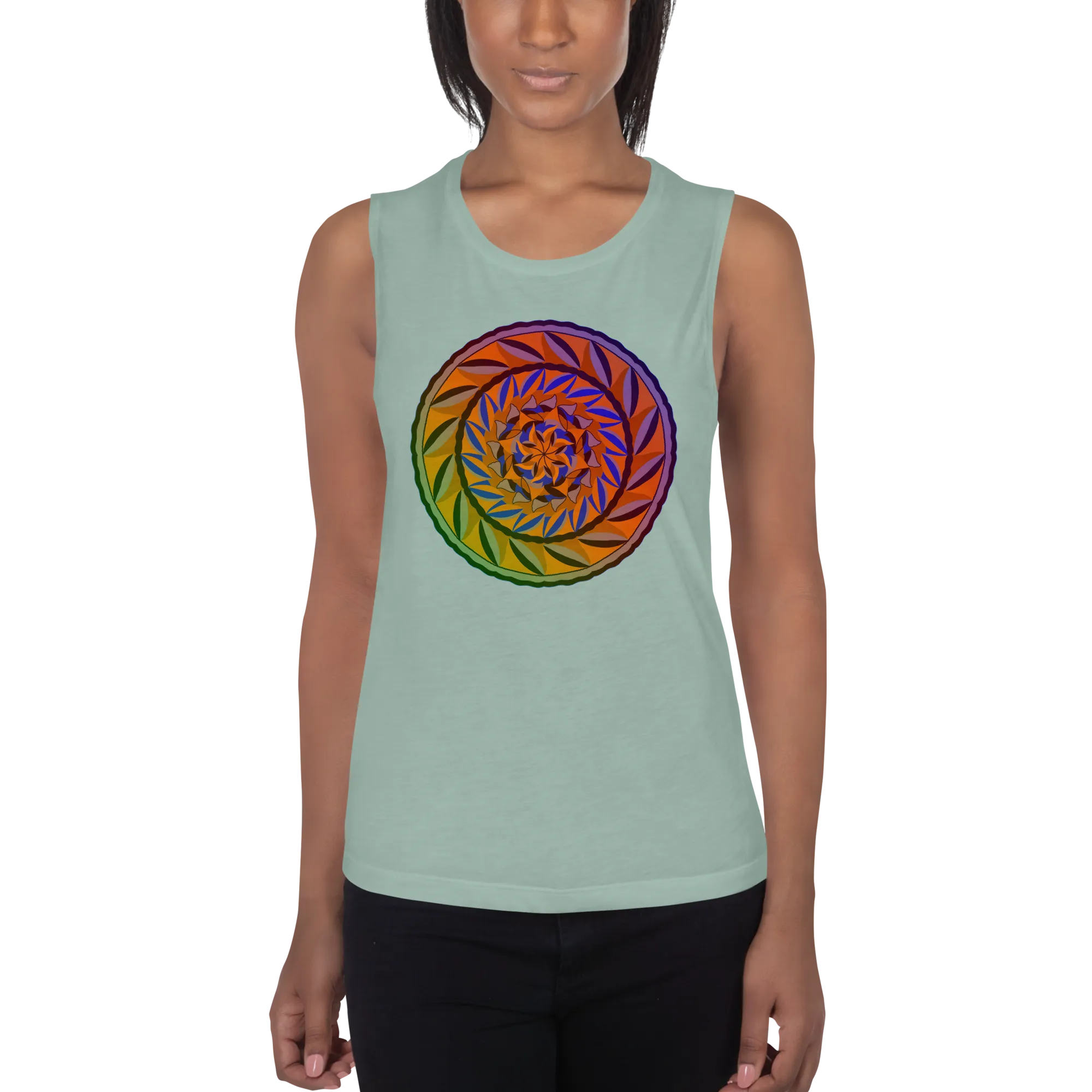 Ladies’ Muscle Tank - Glow
