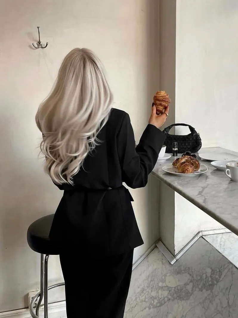 Lala blazer sort