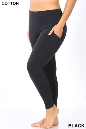 Leggings w/Pockets:  Plus Size