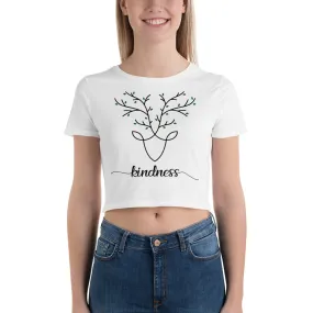 Loud Vegan Kindness Power Women’s Crop Tee