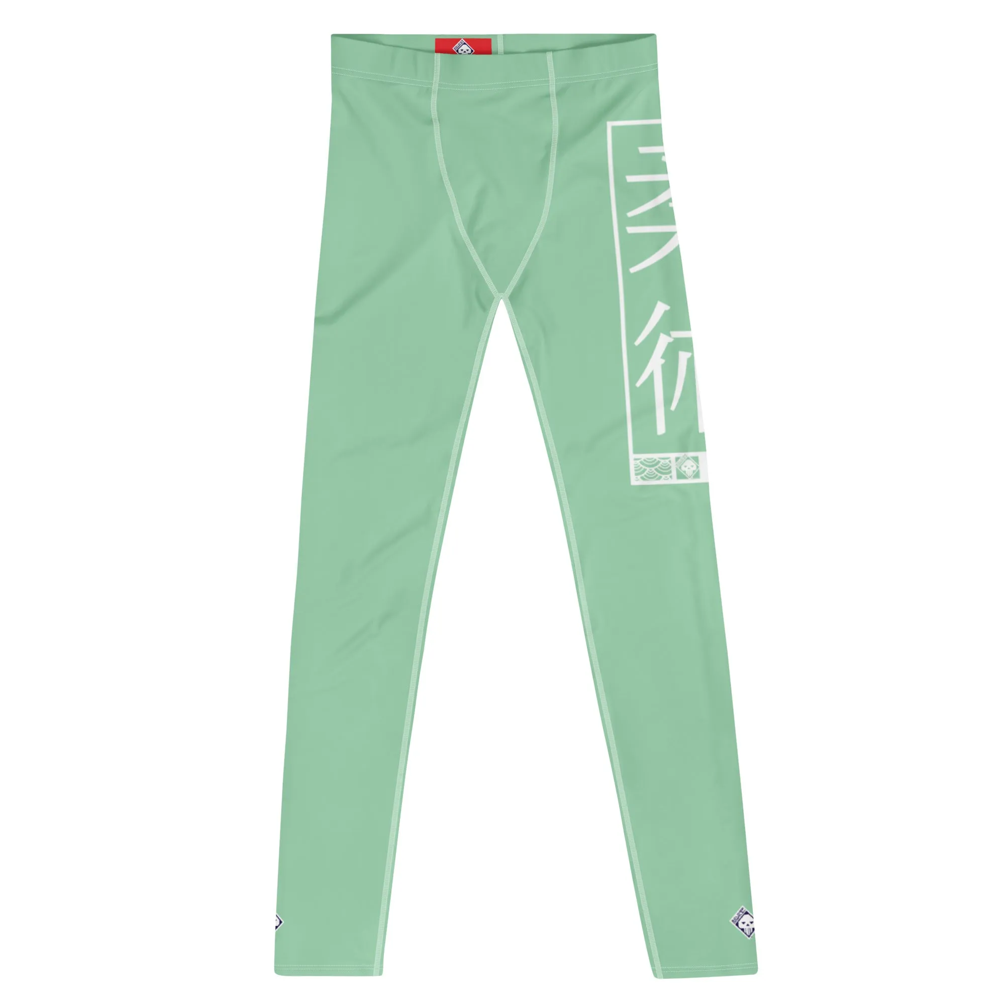 Men's Athletic Workout Leggings For Jiu Jitsu 010 - Vista Blue