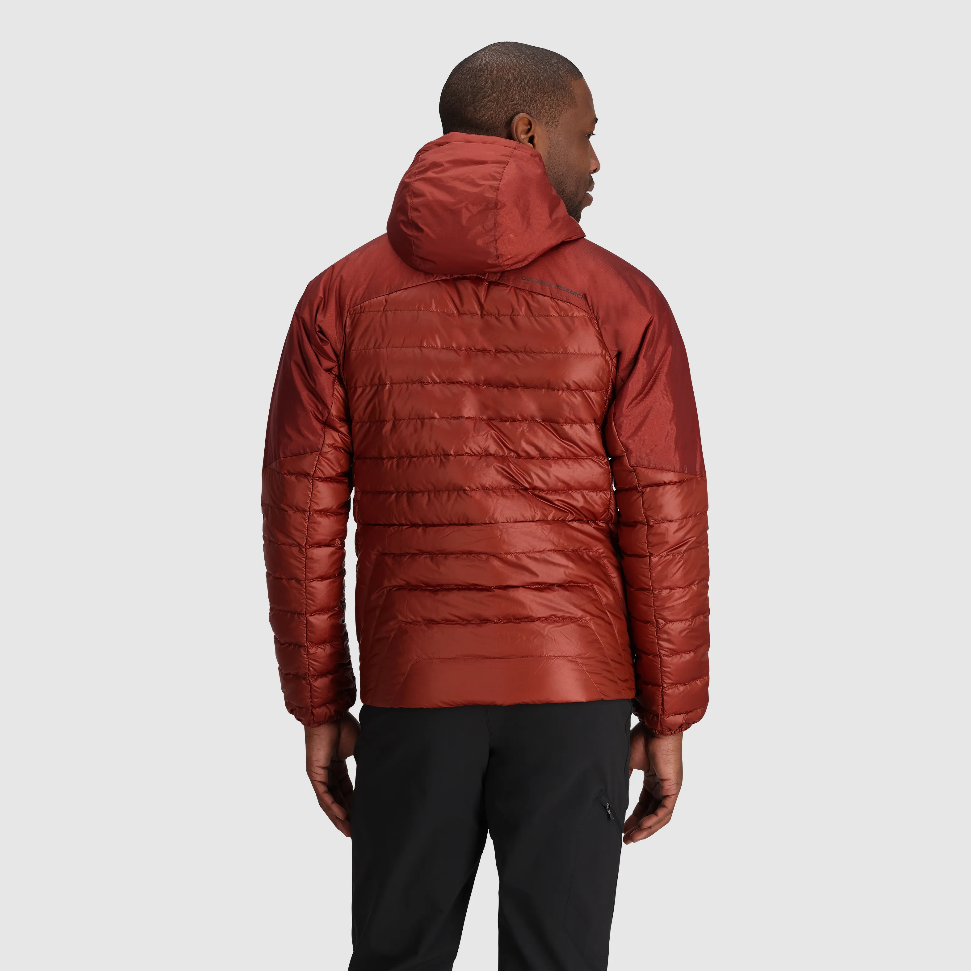 Mens Premium Lightweight Helium Down Insulated Hoodie Jacket