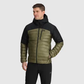 Mens Premium Lightweight Helium Down Insulated Hoodie Jacket