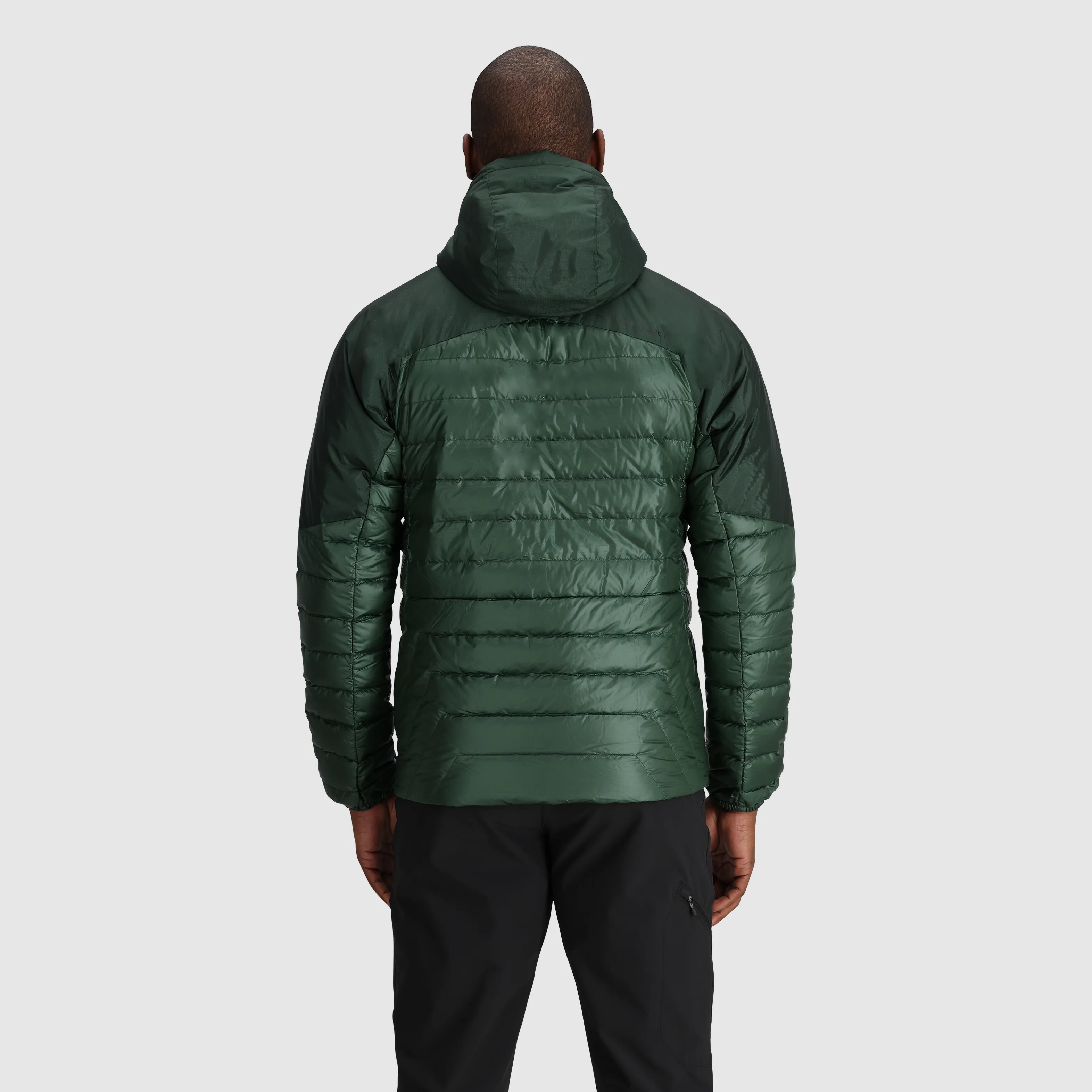 Mens Premium Lightweight Helium Down Insulated Hoodie Jacket