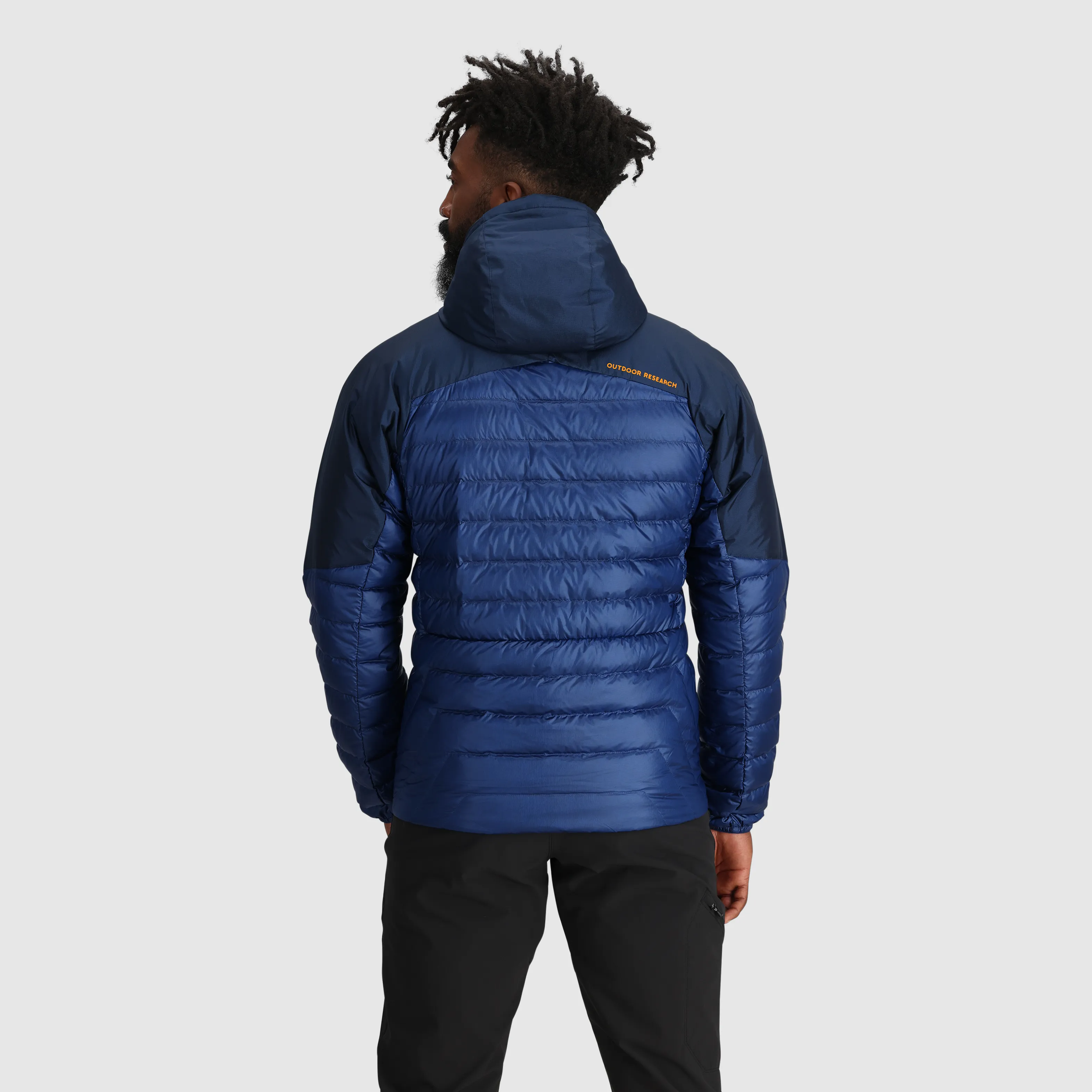 Mens Premium Lightweight Helium Down Insulated Hoodie Jacket