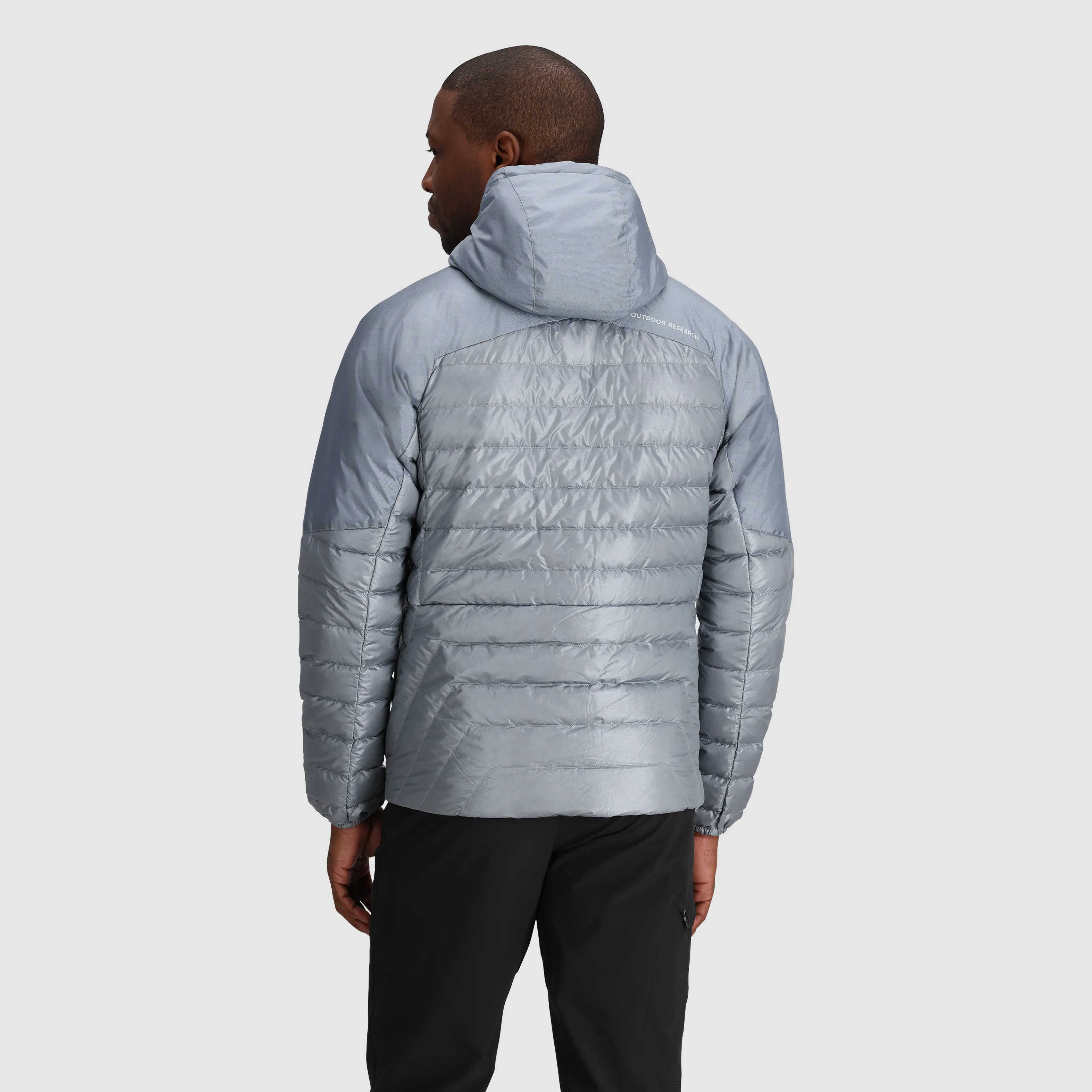 Mens Premium Lightweight Helium Down Insulated Hoodie Jacket