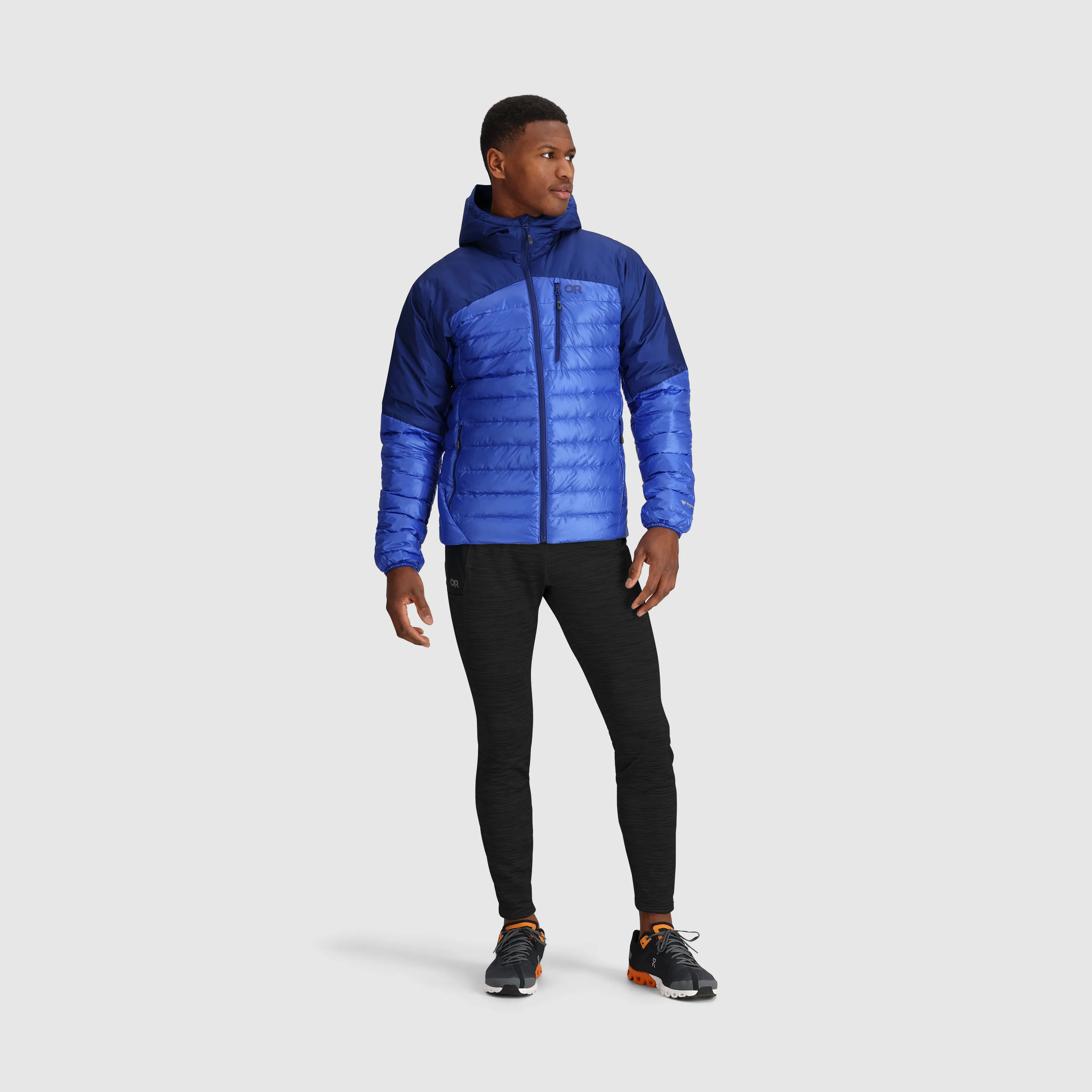 Mens Premium Lightweight Helium Down Insulated Hoodie Jacket